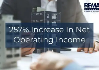 257% Increase In Net Operating Income