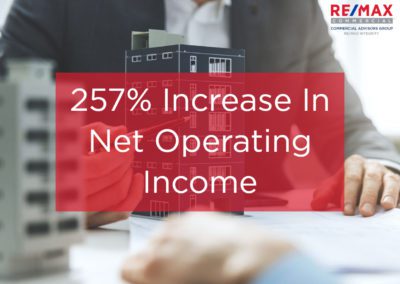 257% Increase In Net Operating Income